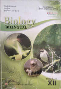 Image of Biology Bilingual for Grade XII