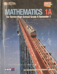 Image of Mathematics 1A for Senior High School Grade X Semester 1