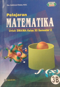 Image of Pelajaran Matematika untuk SMA/MA Kelas XII Semester 2